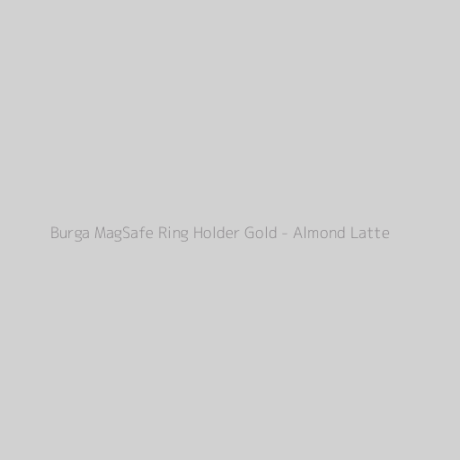 Burga MagSafe Ring Holder Silver - Almond Latte